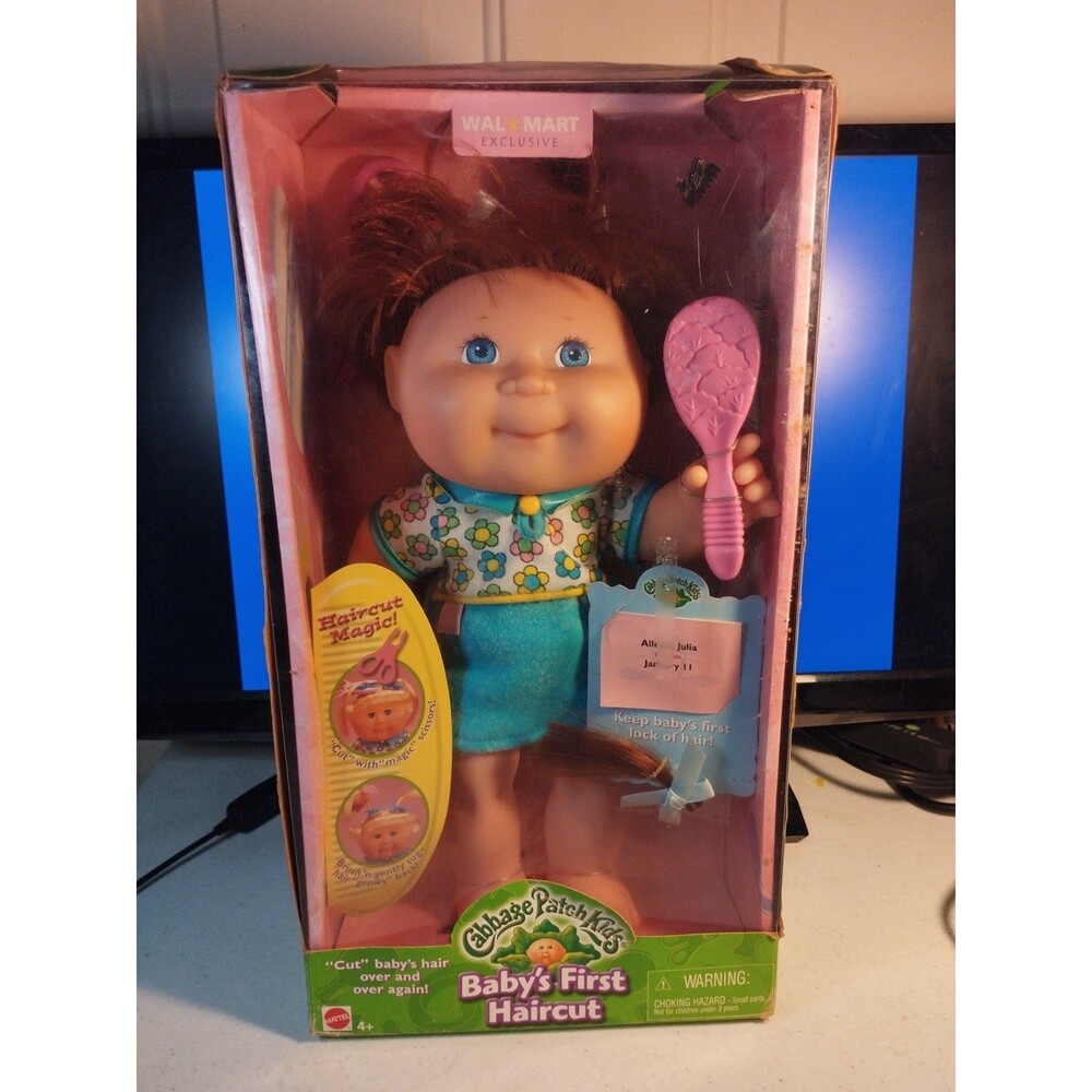Cabbage Patch Kid Baby's First Haircut - 2001 Walmart Exclusive - New In Box